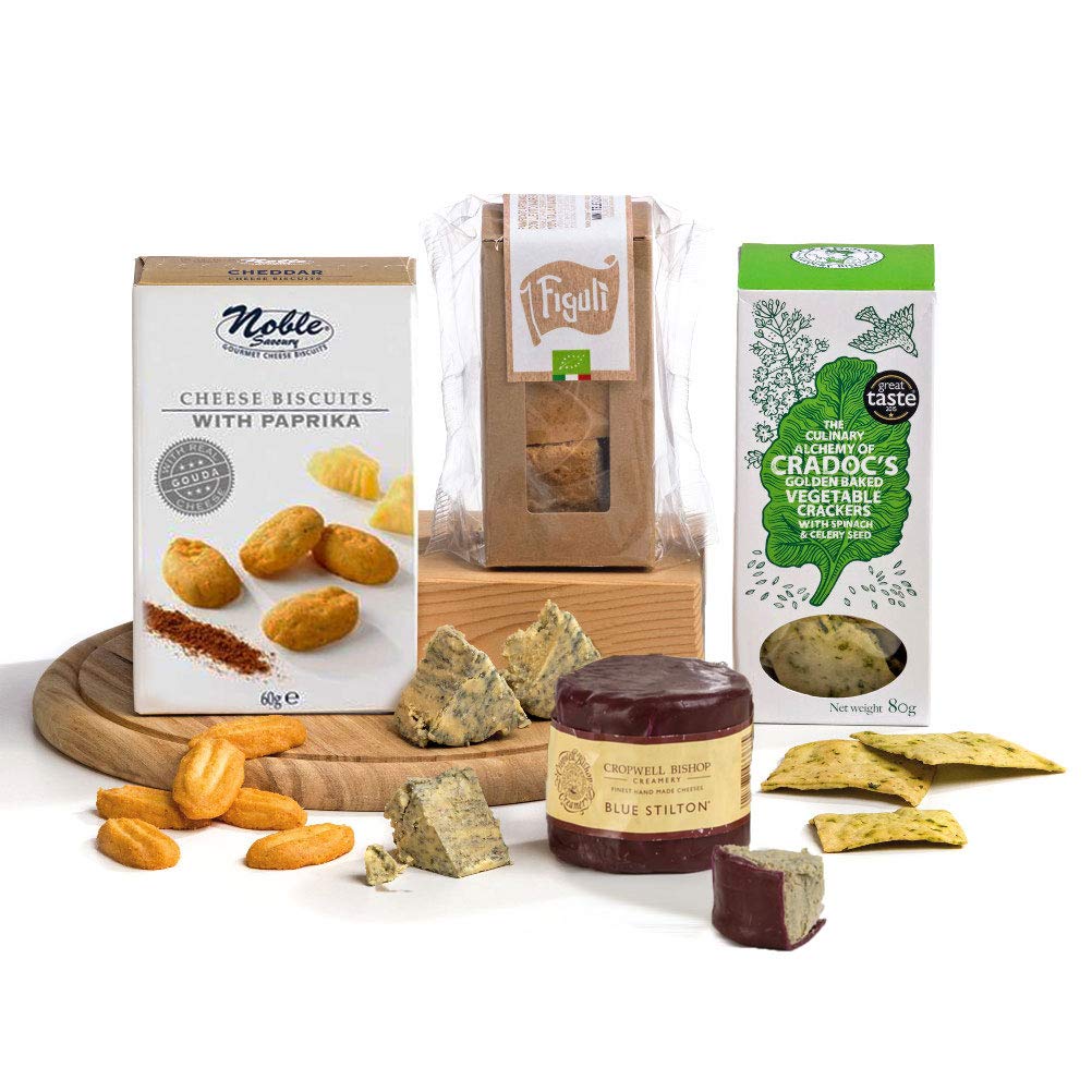 Stilton and Cheese Biscuits Hamper Gift Box Free UK Delivery Amazon.co.uk Grocery
