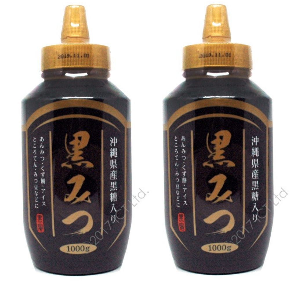 沖縄県産黒糖 黒蜜 大容量1kg×2個の商品画像
