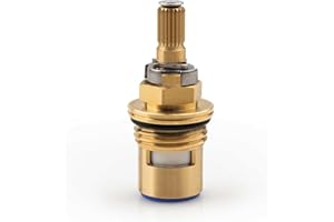 LIBERAQUAR Shower Faucet Cartridge Fit Kohler Shower Valve Cartridge Replacement, Ceramic Valve Cartridge Compatible with Kohler Gp77006-Rp 2-Handle Faucet, Cold