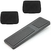 LTPREMIUM 2 Brake, Clutch and Accelerator Pedal Pads for Wrangler YJ TJ Cherokee XJ Comanche MJ 2X 52002750 ; 2-1/2″ Wide, 1x 53003932