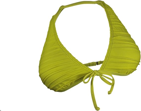 yellow triangle bikini top