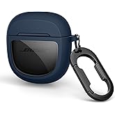 SURITCH Protective Cases for Bose QuietComfort Earbuds II 2022 / QuietComfort Ultra/Ultra Earbuds 2nd Gen, Shockproof Case Cover for Bose QC ii 2 & Ultra Case Accessories with Carabiner, Navy
