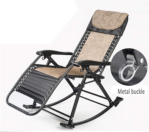 heavy duty folding rocking chair