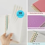 NIRMIRO A4 Lined Notebook 300 Pages 100GSM PVC Cover Spiral Wirebound view 4