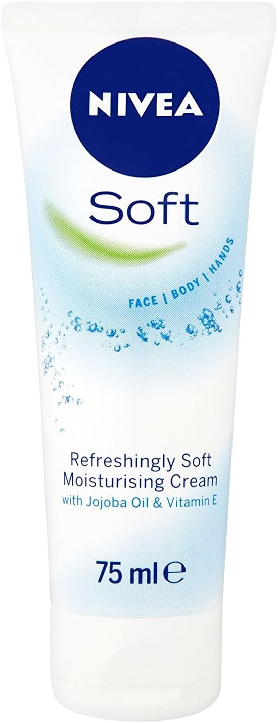 NIVEA Soft Refreshingly Soft Moisturising Cream 75ml 6 Pack