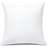 ADK SKY Throw Pillow Inserts, Hypoallergenic Square Form Decorative Throw Pillow Couch Cushion Stuffer Bed and Couch Pillows Indoor Decorative Pillows 18 x 18 inches Set of 1