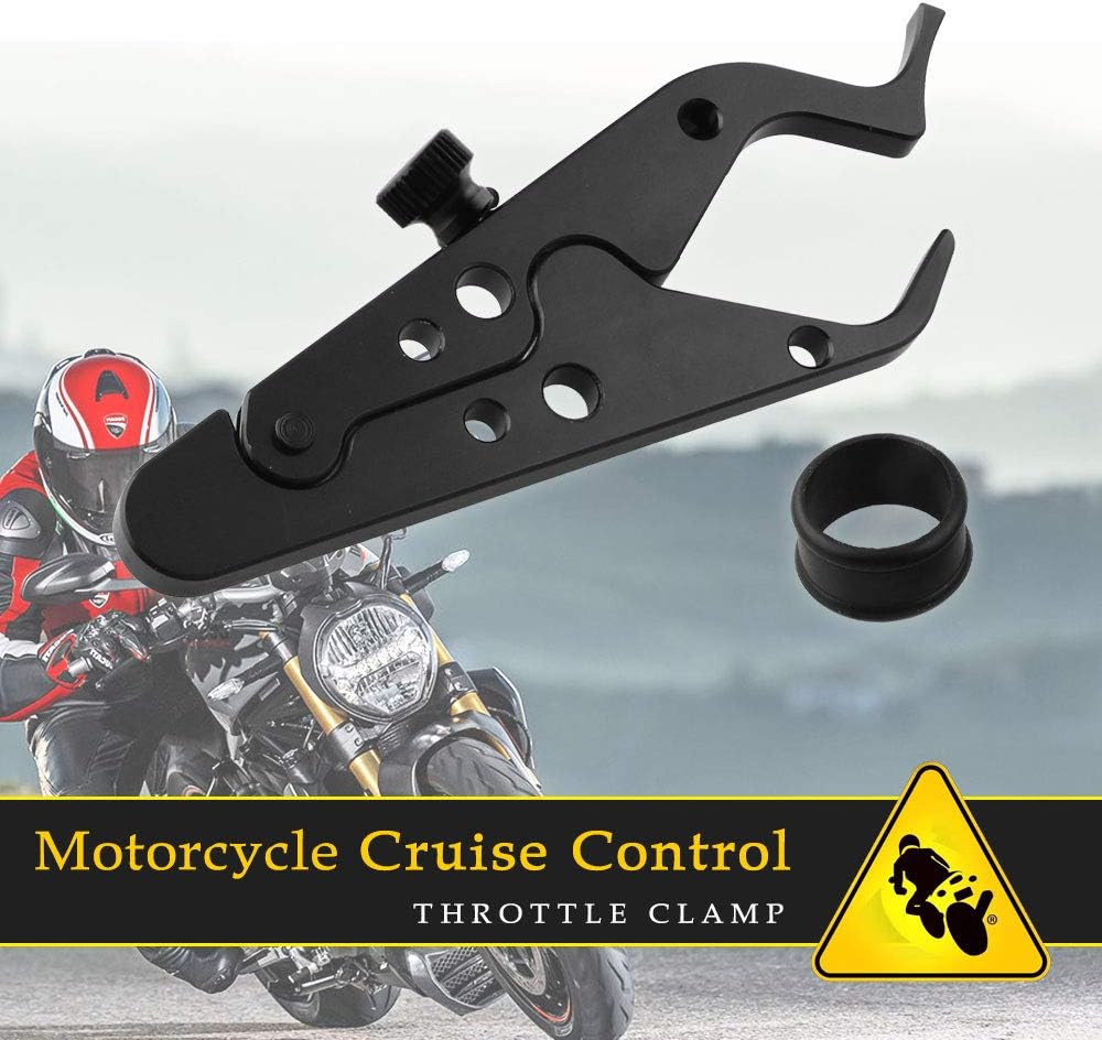 Sporacingrts Motorcycle Cruise Control Throttle Clamp- Universal Wrist/Hand Grip Lock Clamp Compatible with Throttle Assist
