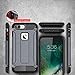 iPhone 7 Plus Shockproof Case, Mpaltor Heavy Duty Shock Resistant PC + TPU 2 in 1 Armor Defender Back Protector Case Cover for iPhone 7 Plus 5.5 inch - Navy Blue