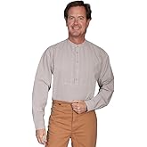 Scully Rangewear Men's Rangewear Pleated Inset Bib Shirt Big And Tall - Rw218x-Lgr