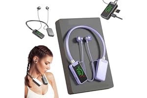 Wireless Sound Card Live Broadcasting and Audio Editing Earphones, Neckband Bluetooth with Mic Sport Headphones, Ultra-Long S