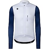 GCRFL Men's Cycling Jersey Long Sleeves Road Bike Jersey Shirt Cycling Tops, Zipper Pocket Lightweight PRO Race Fit UPF 50+