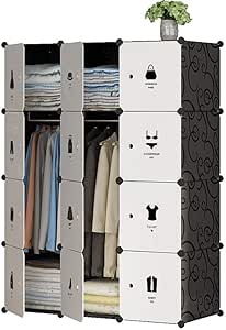 Kylincss Armario Modular portátil para Adolescentes, niños, cajones