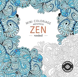 Mini coloriage antistress zen
