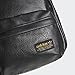 adidas Originals Women's Originals National Compact Premium Backpack, Black Pu Leather, One Size