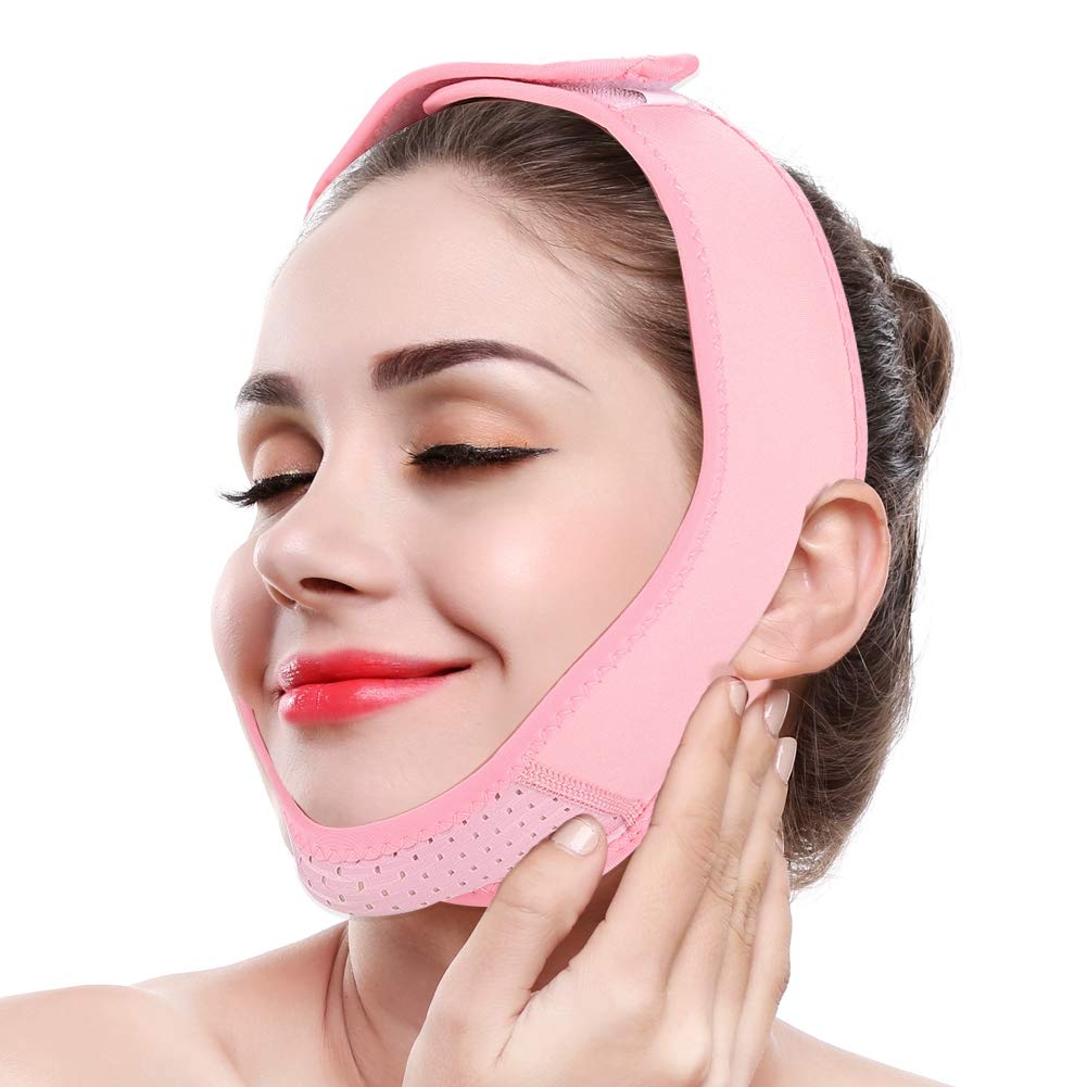 Facial Slimming Belt Slimming Bandages Double Chin Reducer Loss Face Belts V Line Lifting Chin Strap for Women Men