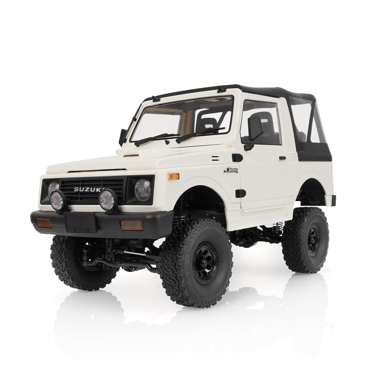 Photo 1 of 1/10 RC Crawler, WPL C74-1 Jimny JA11 RC Rock Crawler 4x4 2.4Ghz Remote Control Off Road Truck, 4WD RC Pickup Truck RTF with LED Light Hobby Grade Toy Gifts for Adults