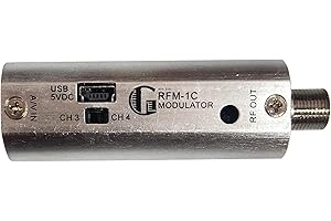 SatelliteSale RFM-1C RF Modulator Channel 3 or 4 Output 75/1K Ohms Switchable