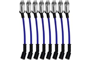 Vkinman 10.2MM High Performance Spark Plug Ignition Wire Replacement for Chevrolet, GMC, Buick, Hummer Cadillac Pontiac, Repl