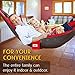 2 Person Hammock by Unlimited Camp: 3 Seam Nylon Portable Lightweight Bedding for Camping, Hiking, Beach, or Yard plus Free Pillows, Ropes, and Straps