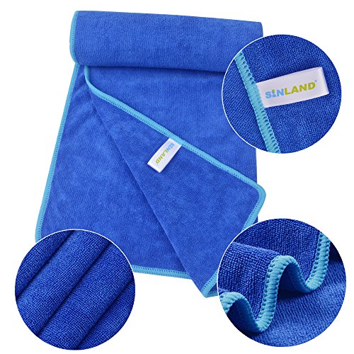 image for Sinland Microfiber Fast Drying Gym Towels Sports Fitness Workout Sweat