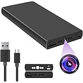 Hidden Camera Power Bank, Spy Camera 10,000mAh Power Bank, Portable HD 1080P Security Camera Long Standby Nanny Cam Night Vis