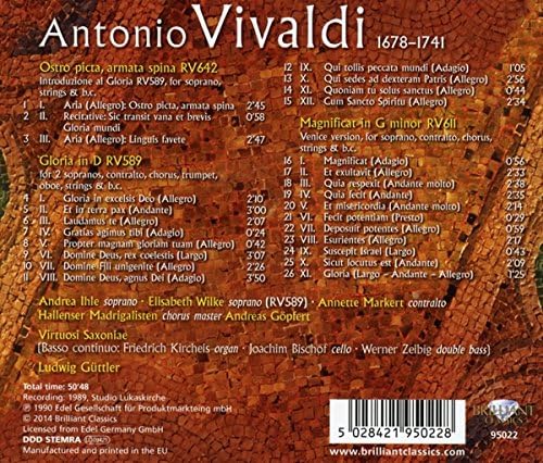 Vivaldi: Gloria; Magnificat - Image 3