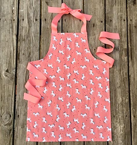 Unicorn Kitchen or Craft Apron for Tween Girls