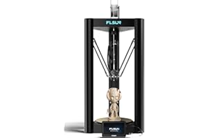 Flsun V400 3D Printer Speed King Upgrade Moving Speed 600 mm/s Save 85% of Printing Time Delta 3D Printer All Metal Direct Drive Extrude & 300℃ High-Temp Nozzle 3D Printers Printing Size Φ11.8"x16"