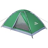 JELUCAMP 1/2/4/5/6 Person Dome Tents for Camping, Lightweight Portable Backpacking Tent, Small Easy Set Up Outdoor Waterproof Camping Hiking Tent for Adults