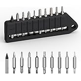 OKNIFE MBS1 4mm Hex Bit Screwdriver Set, 9 PCS Durable S2 Tool Steel Double-Ended Bit Set with Eternal Pencil, Ideal for Opry, D1, U1 Pro Series and Other 4mm Hex Nut Drivers
