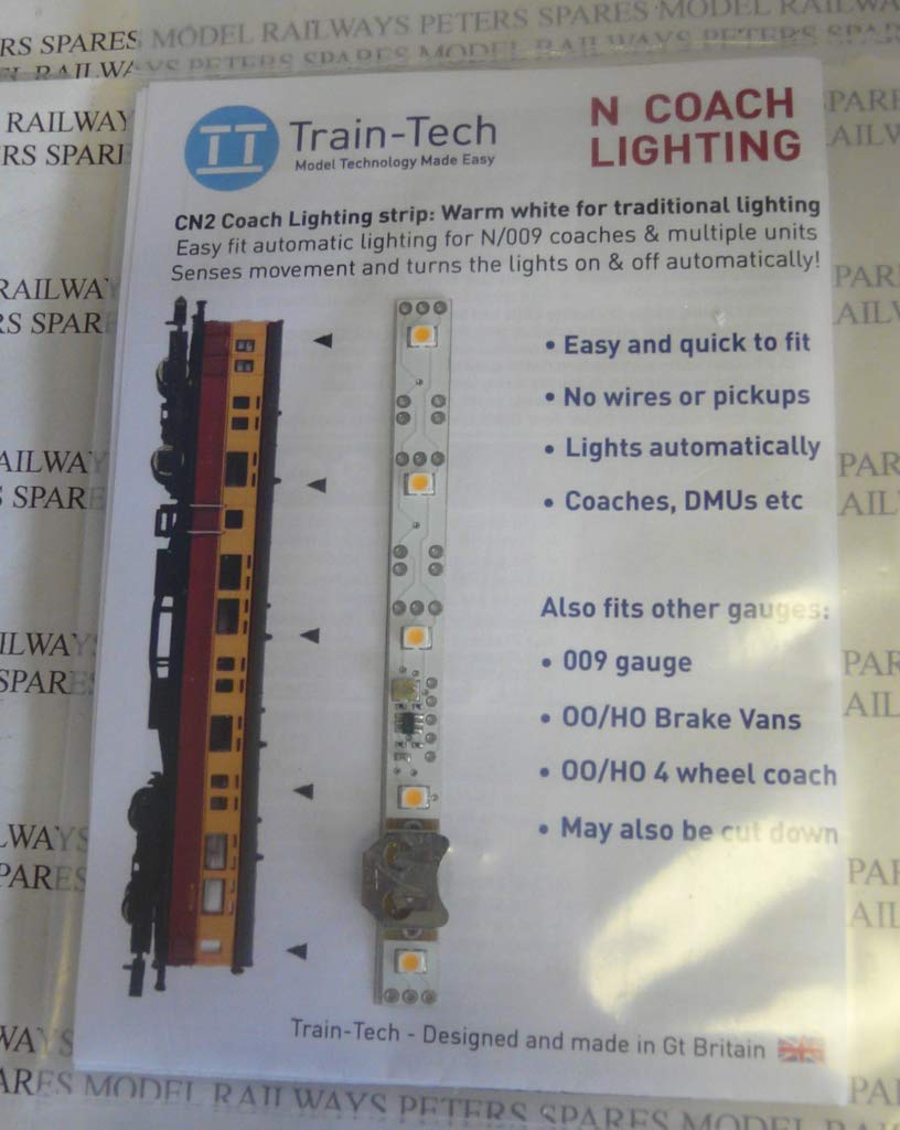 Train Tech TTCN2 Automatic Coach Lighting Warm White/Standard