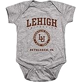 Lehigh University Official Circle Logo Unisex Infant Snap Suit for Baby