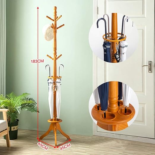 Muebles de entrada con perchero y paraguero | Percheros de pared