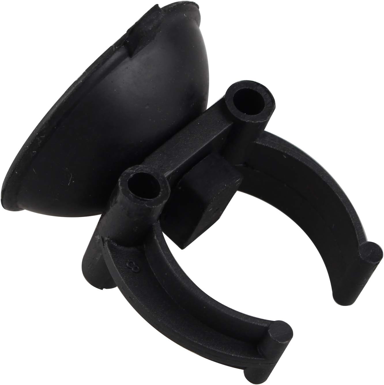 HALJIA 10PCS 23mm Aquarium Fish Tank Suction Cups Airline Hose Pump Air Line Tubing Holder Aquarium Suction Cup Clips Airline Tube Holders Clamps for Fish Tank Black - Image 4
