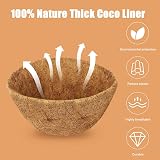 VLYHGO Coco Liner 16 Inch Hanging Basket Coir Liner 2 Pcs view 3