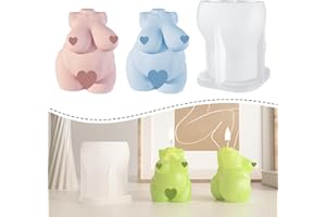 Resin Go Lady Body Resin Epoxy Molds, Female Woman Torso Wax Melt Candle Mold, Large Unique Figure Silicone Molds for Soap, Moldes De Silicona para Velas for Aromatherapy Plaster