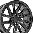 OE Wheels CA90 20 Inch Rim Fits Escalade Style 6x139.7 20x9 Satin Black - Hollander 4875 (1)