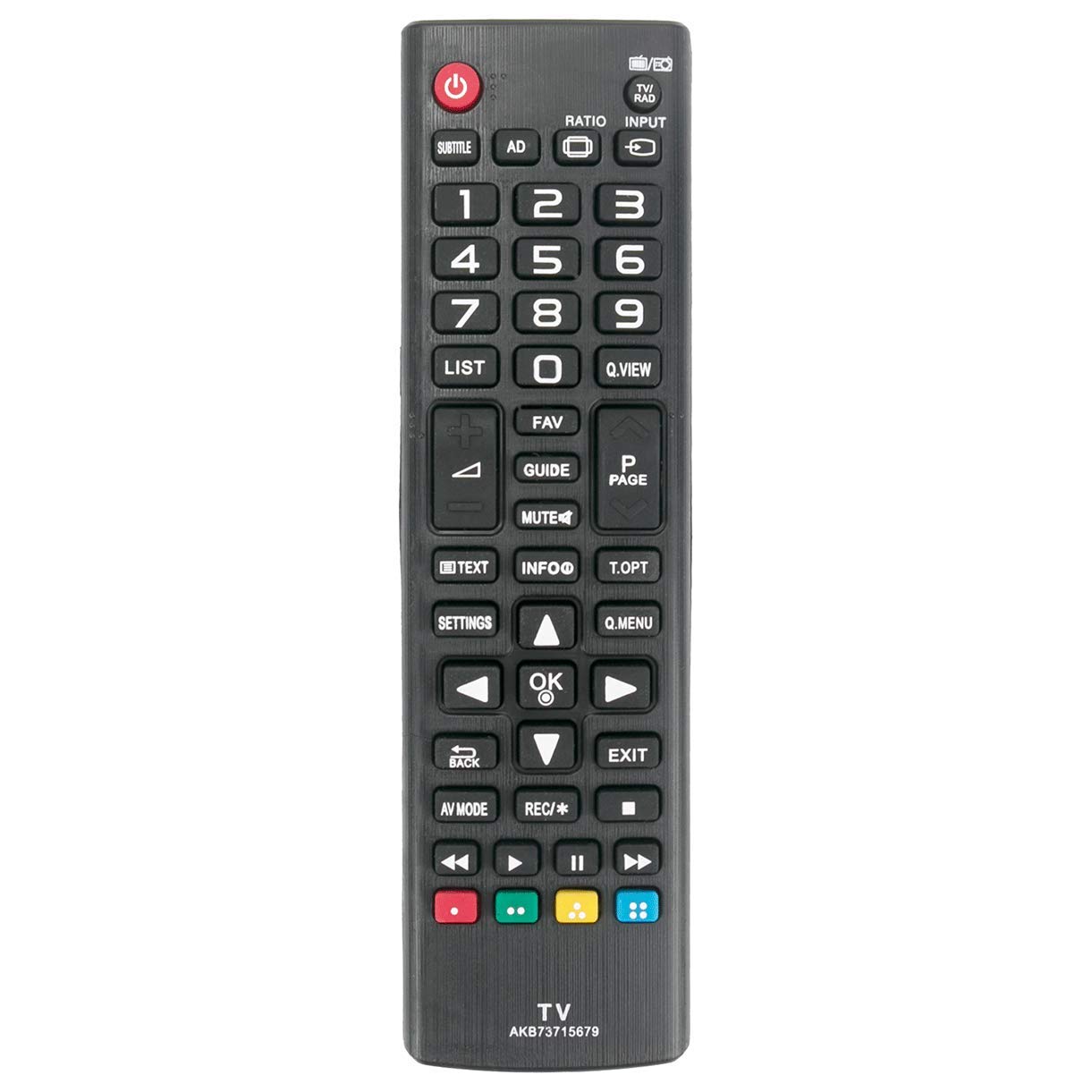 VINABTY AKB73715679 Remote Control Replacement for LG LED TV 32LB550 28LB450U 28MT47T 24LB450U 32LB561 42LB550 60LB561V 55LB561 60PB560 39LB561 60LB561 32LB550B 42LB561