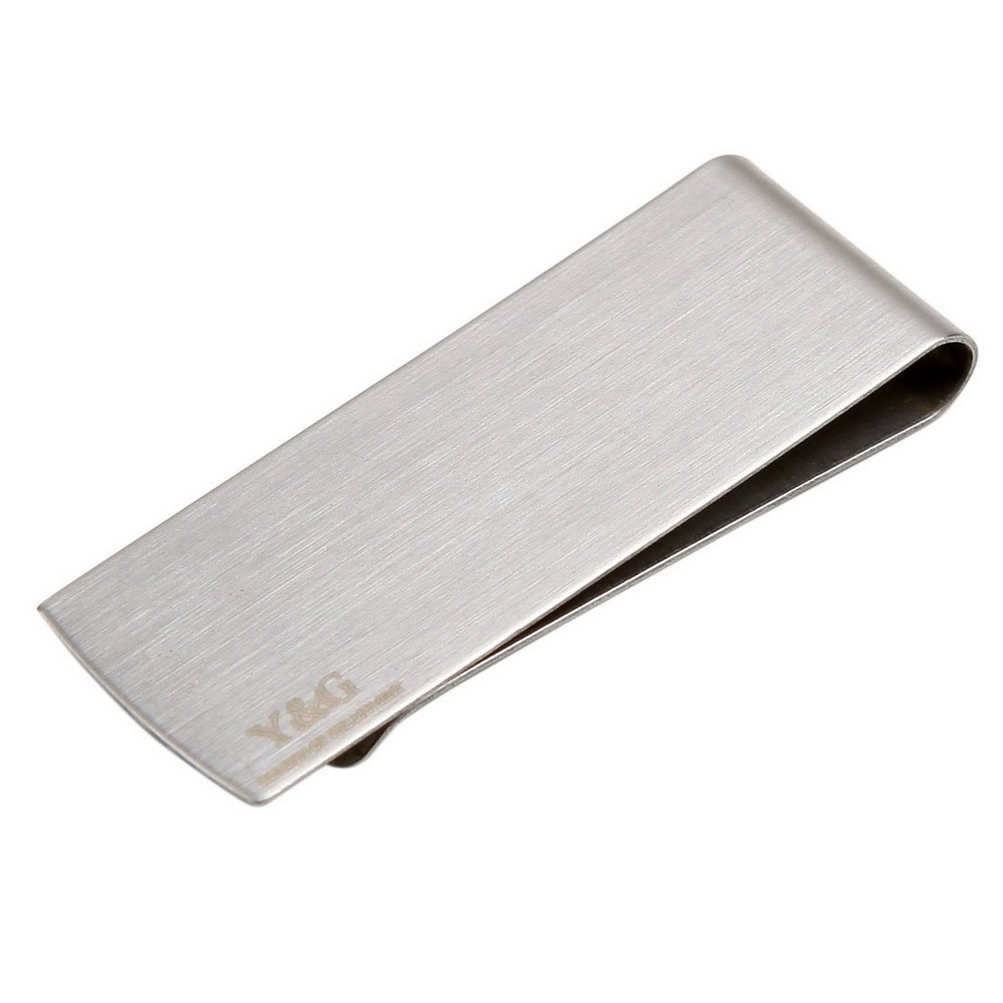 Silver Stainless Steel Slim Money Clip Groomsman Gift Mc1016 - 