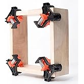 90 Degree Corner Clamps,Wood Working Tools, 4PCS Right Angle Clamps, Clip Clamp Tool for Woodworking Corner Clip Fixer Corner