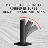 FINGER TEN Golf Rubber Tees 5 Pack Mixed Sizes Driving Range Mats Black view 2
