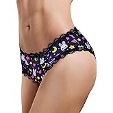 Littleforbig Unisex Hipster Lace Briefs Cheeky Usagi Panties Silky Shaping Briefs for Crossdressers Transgender