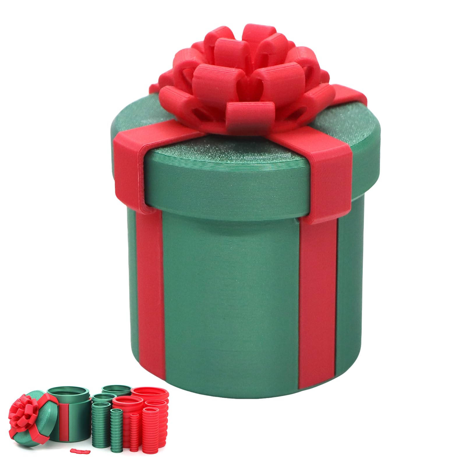 Annoying Nested Screw Gift Box 10 Layer Reusable Prank Gift Box for Cash and Small Surprises Funny Money Present Packaging for Adult Perfect Gag Gifts for Birthday New Year Christmas Party (Style D) — image 1