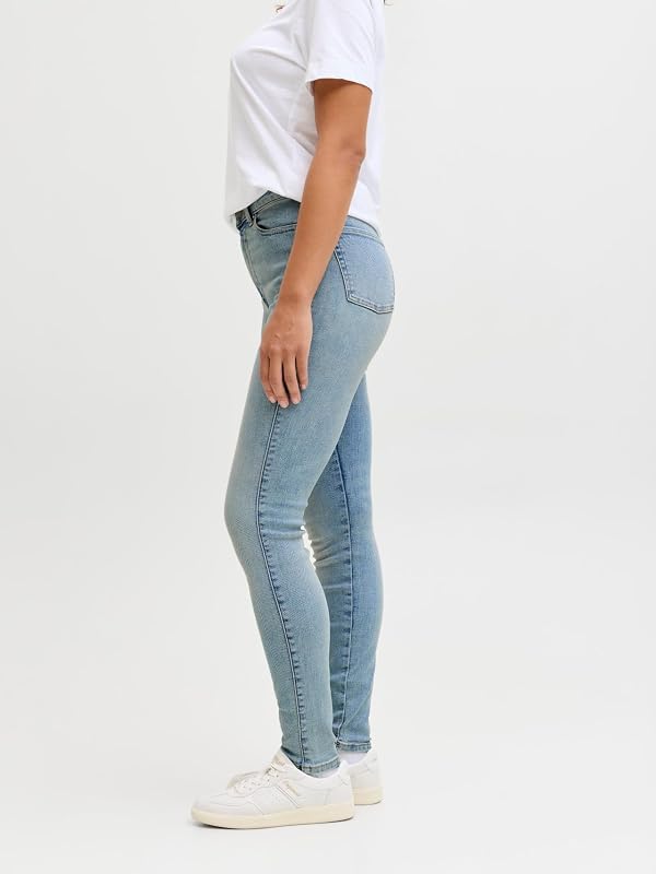 Jack & Jones Jxsydney Skinny Hw S774 DNM Noos, Bleu Jeans Clair, S / 32L Femmes