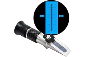 SMARTSMITH DEF Refractometer 0-40% AdBlue Diesel Exhaust Fluid Urea Concentration Refractometer - 32 AUS (Aqueous Urea Solution) Urea Concentration Scale Hand Held Refractometer Foam-lined Hardcase