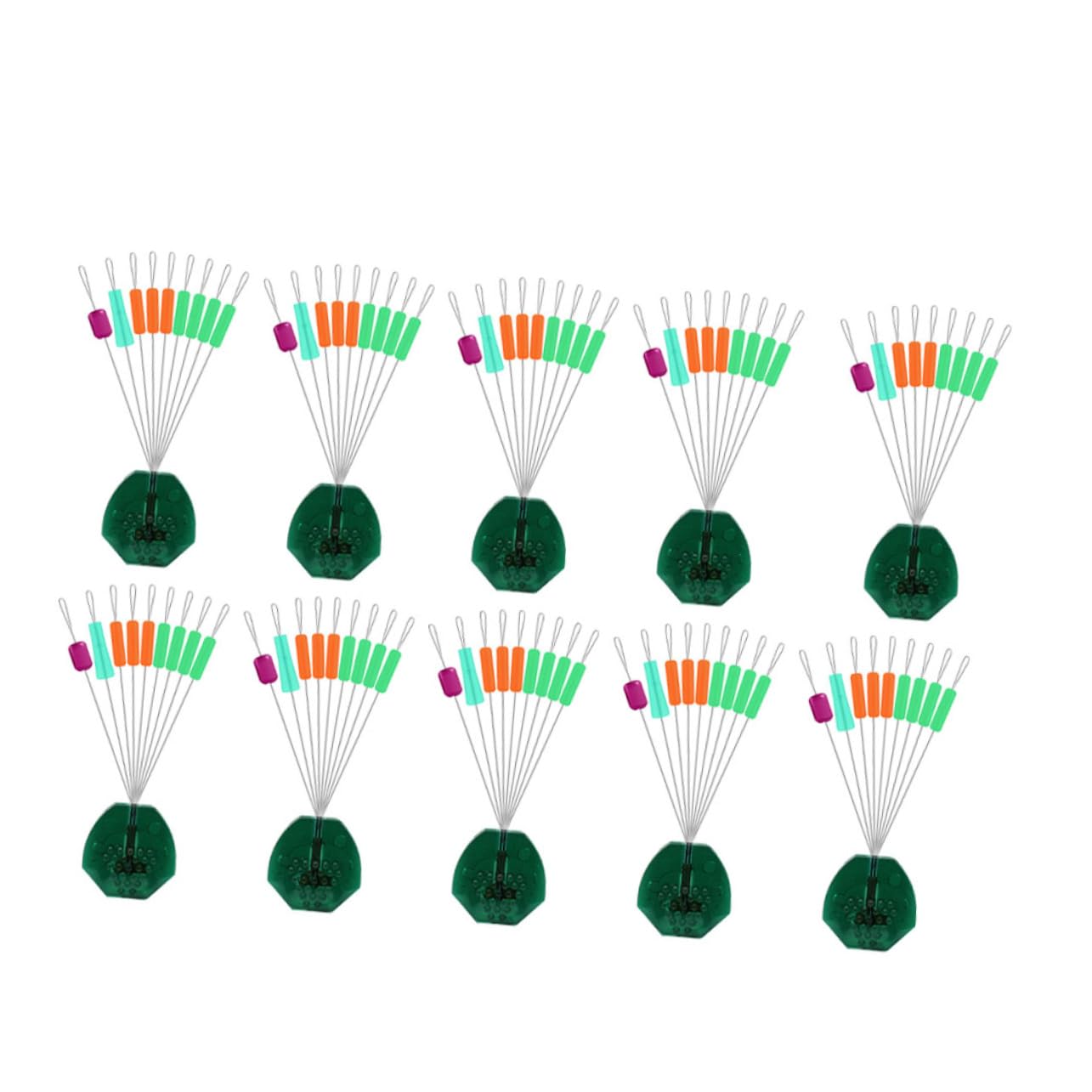 KOMBIUDA Colored Rubber Bands 10pcs Accessories Stopper Float Stoppers Rubber Band Float Stops Cord Stopper Rubber Stops Silica Gel Bulk Rope