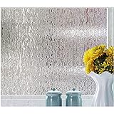 Rain Glass Window Film Static Cling Opaque Glass Sticker Home Decor