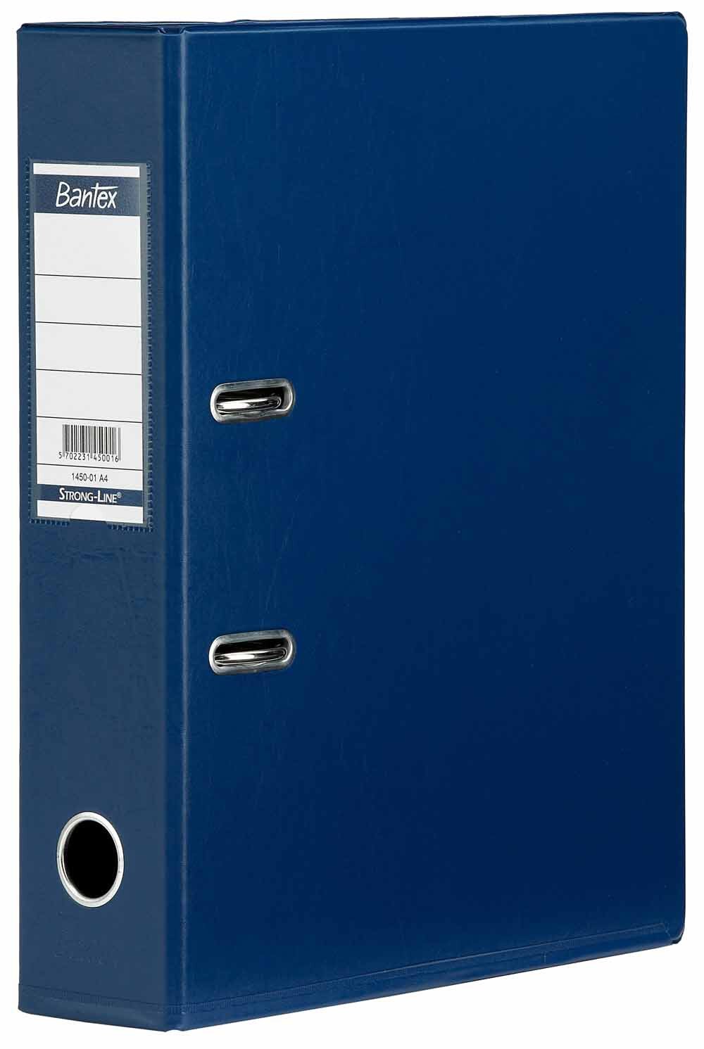 Bantex Lever Arch File PVC A4 Blue 50mm 1451-01 [pack of 1]