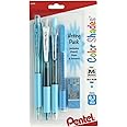 Pentel Color Shades Writing Pack - Pastel Sky Blue (BLBKALZBPS)