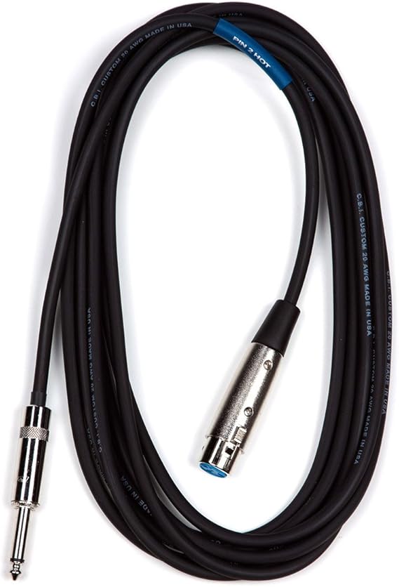 ddrum XLR to 1/4" Mono Trigger Cable for Acoustic Pro, DRT